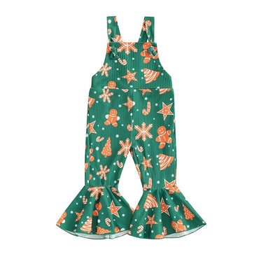 Christmas Flared Toddler Jumpsuit   
