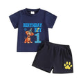 Birthday Pup Short Sleeve Toddler Set   