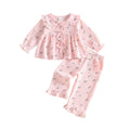 Long Sleeve Vintage Floral Toddler Set