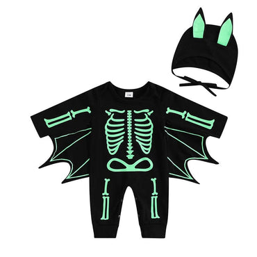 Halloween Skeleton Bat Baby Costume   