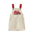 Valentine's Day Tractor Baby Romper Rompers The Trendy Toddlers 