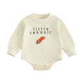 Long Sleeve Little Cannoli Baby Bodysuit