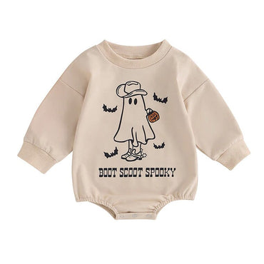 Boot Scoot Spooky Baby Bodysuit Bodysuit The Trendy Toddlers 