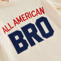 Short Sleeve All American Bro Baby Set