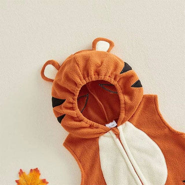Sleeveless Halloween Tiger Baby Costume