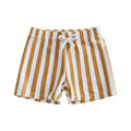 Striped Toddler Beach Shorts Brown 9-12 M