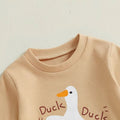 Skateboarding Duck Baby Jumpsuit