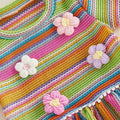 Short Sleeve Striped Colorful Toddler Set