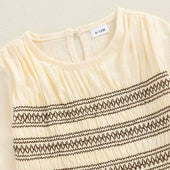 Long Sleeve Smocked Toddler Set