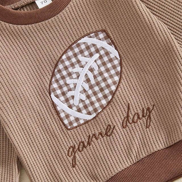 Long Sleeve Game Day Ribbed Baby Set