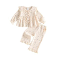 Long Sleeve Vintage Floral Toddler Set