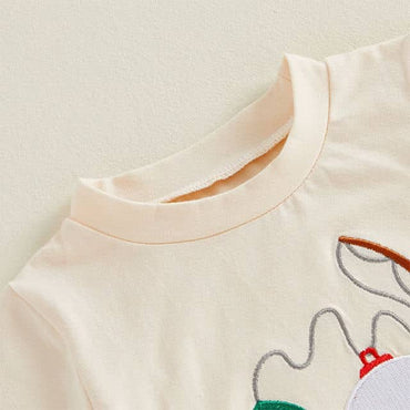 Short Sleeve Fishing Striped Baby Set