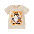 Halloween Goose Checkered Toddler Tee