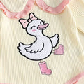 Long Sleeve Collar Goose Flared Baby Set