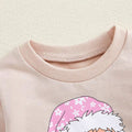 Cool Santa Pink Skirt Toddler Set   