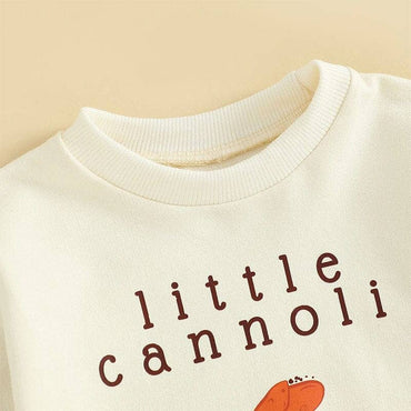 Long Sleeve Little Cannoli Baby Bodysuit