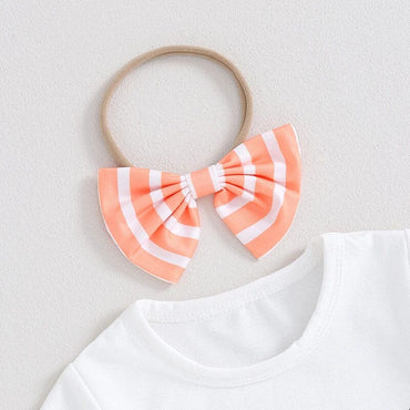 Bunny Squad Striped Pants Toddler Set   