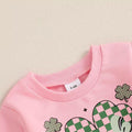 Long Sleeve Pink Lucky Baby Set