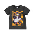 Halloween Goose Checkered Toddler Tee
