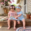 Short Sleeve 4th of July Ribbed Baby Romper Rompers The Trendy Toddlers 