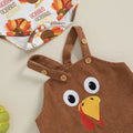 Thanksgiving Suspender Skirt Baby Set   