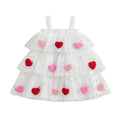 Valentine's Day Magic Toddler Dress White 2T