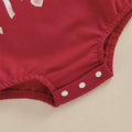 Valentine's Day Bows Baby Bodysuit