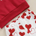 Daddy's Valentine Flared Pants Toddler Set   