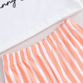 Bunny Squad Striped Pants Toddler Set   