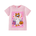Haunt Or Hug Checkered Halloween Toddler Tee
