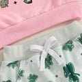 Long Sleeve Pink Lucky Baby Set