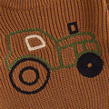 Tractor Knit Baby Sweater   