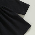 Long Sleeve Black Collar Toddler Dress Dresses The Trendy Toddlers 