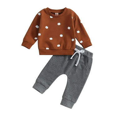 Long Sleeve Pumpkin Patch Baby Set   