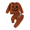 Halloween Face Brown Baby Set Sets The Trendy Toddlers 