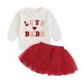 Love Babe Tulle Skirt Toddler Set   