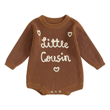 Little Cousin Knit Baby Bodysuit   