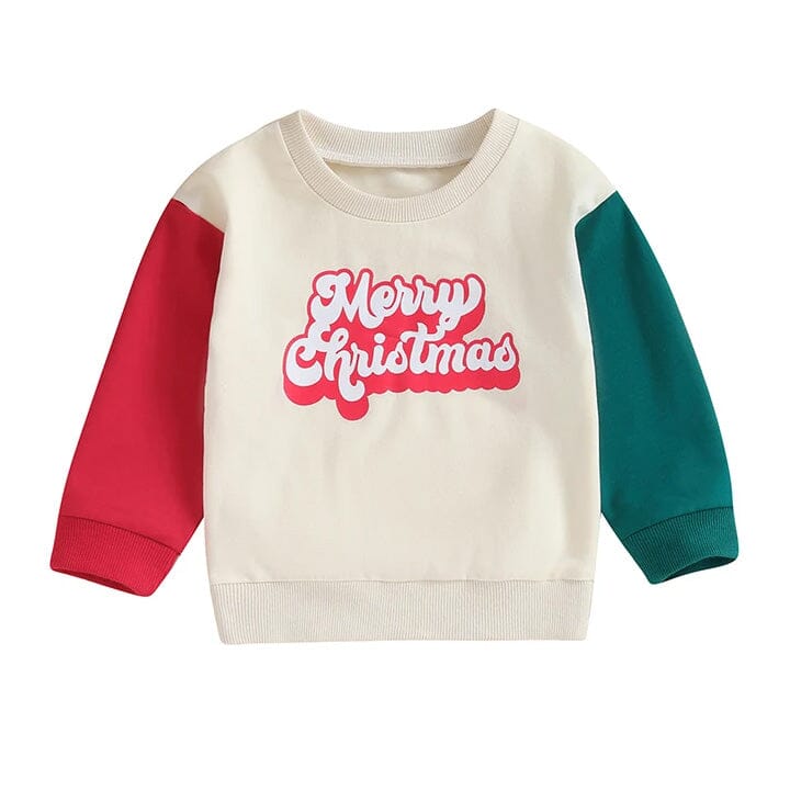 Merry Christmas Toddler Sweatshirt   