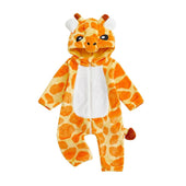 Long Sleeve Giraffe Halloween Toddler Costume