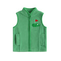 Sports Fleece Toddler Vest Vest The Trendy Toddlers Green 9-12 M 