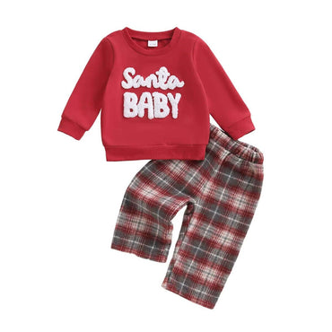 Long Sleeve Santa Baby Set