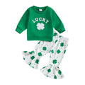 Long Sleeve Lucky Flared Pants Baby Set