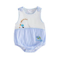 Sleeveless Striped Fishing Baby Romper Rompers The Trendy Toddlers 
