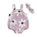 Lavender Floral Baby Romper