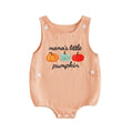 Mama's Little Pumpkin Striped Baby Romper Rompers The Trendy Toddlers 