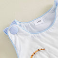 Sleeveless Striped Fishing Baby Romper Rompers The Trendy Toddlers 