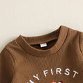 My First Thanksgiving Waffle Baby Set Sets The Trendy Toddlers 
