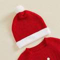 My First Christmas Knitted Baby Jumpsuit Jumpsuit The Trendy Toddlers 