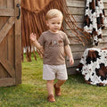 Short Sleeve Little Bitty Striped Baby Set Sets The Trendy Toddlers 