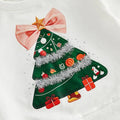 Long Sleeve Christmas Tree Flared Toddler Set